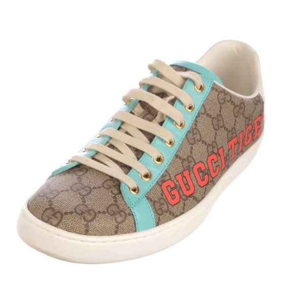 Gucci Ace GG Supreme 'Gucci Tiger Print' - Picture 1 of 5